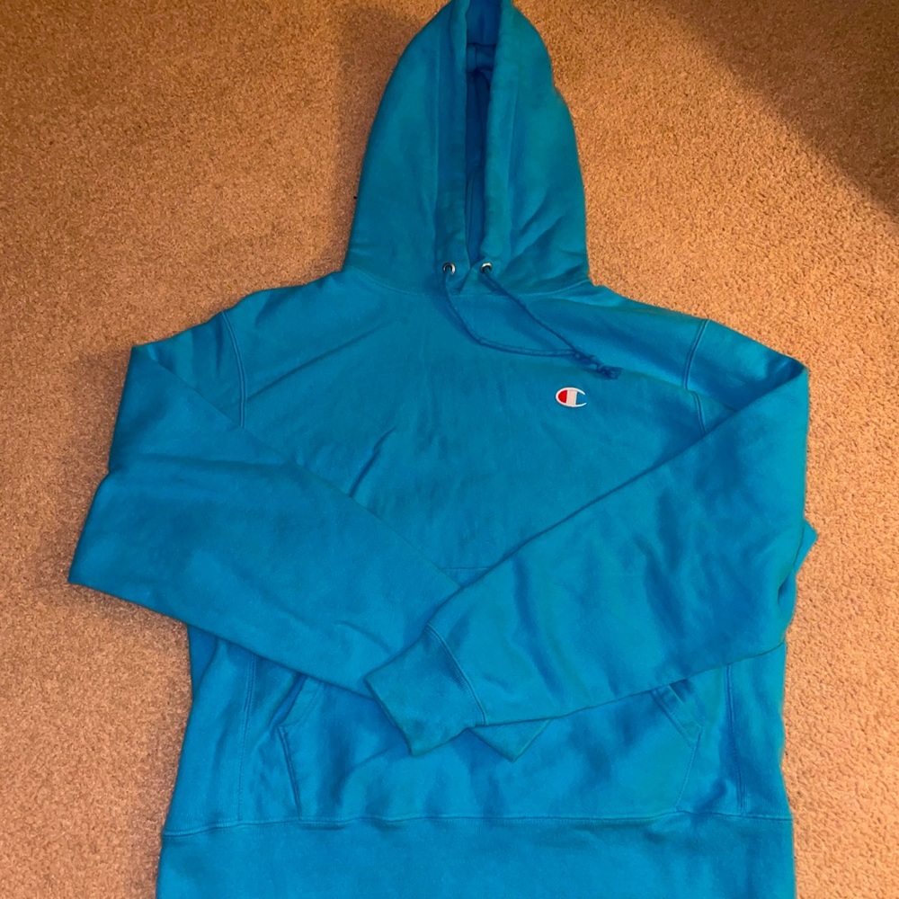 Champion hoodie blue men’s size M